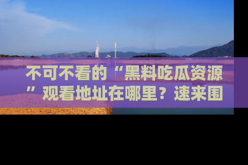 不可不看的“黑料吃瓜资源”观看地址在哪里？速来围观吧！