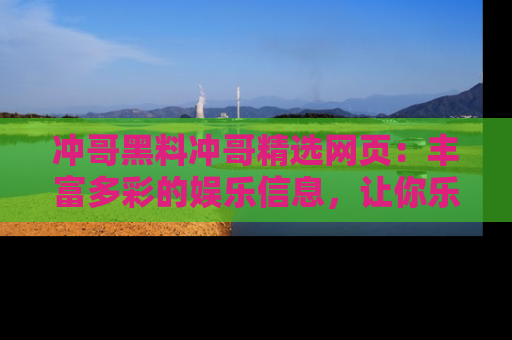 冲哥黑料冲哥精选网页：丰富多彩的娱乐信息，让你乐不停息