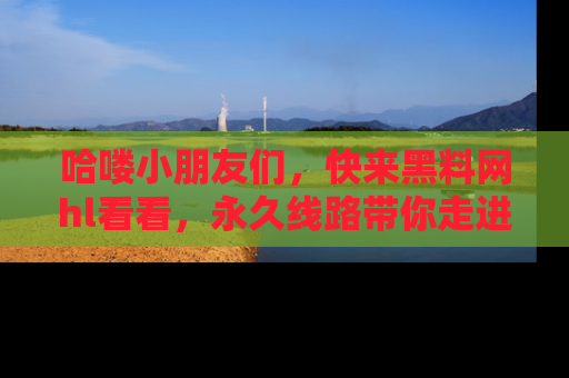 哈喽小朋友们，快来黑料网hl看看，永久线路带你走进吃瓜新天地！
