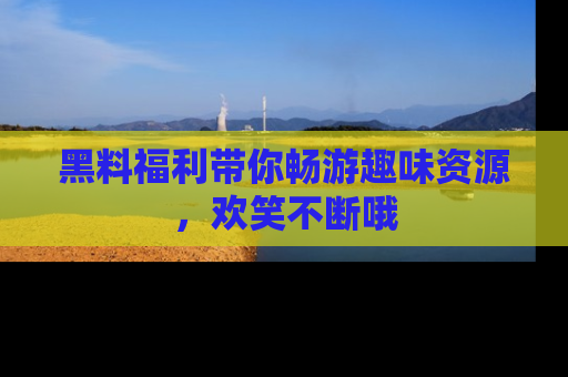 黑料福利带你畅游趣味资源，欢笑不断哦