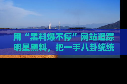 用“黑料爆不停”网站追踪明星黑料，把一手八卦统统收进你的后宫中！