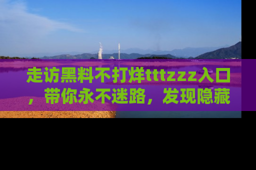 走访黑料不打烊tttzzz入口，带你永不迷路，发现隐藏的黑幕