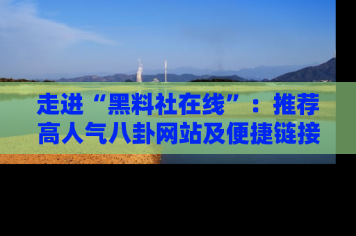 走进“黑料社在线”：推荐高人气八卦网站及便捷链接的全面指南