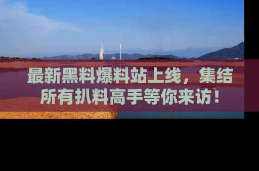 最新黑料爆料站上线，集结所有扒料高手等你来访！